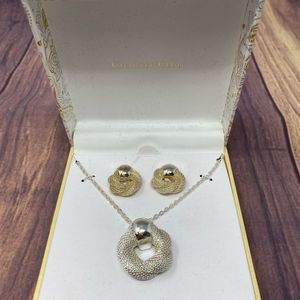 Charter Club Gold & Silver Matching Earrings & Necklace Set ** NWOT **
